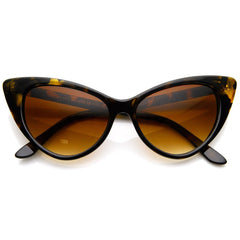 Celebrity Hot Tip Pointed Cat Eye Sunglasses 8371