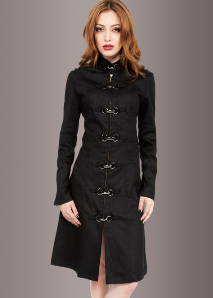 steampunk coat with buckles