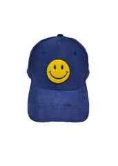 smiley face patch hat 