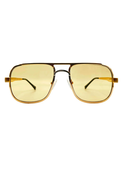gold aviator sunglasses
