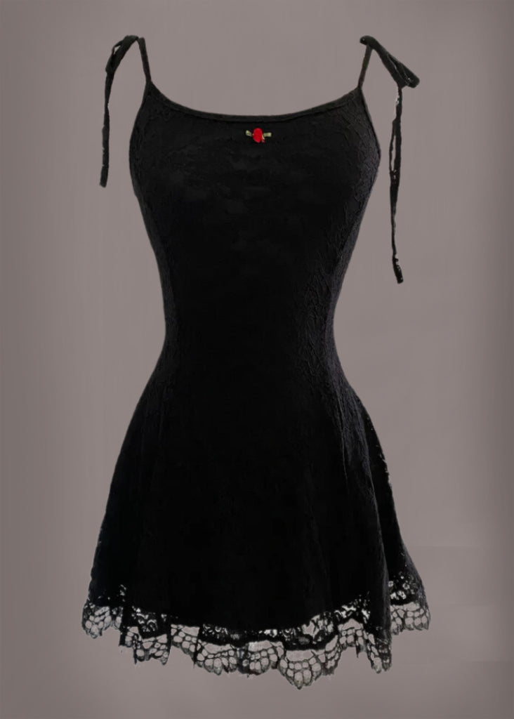 goth mini dress
