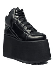 YRU Qozmo 2 black Platform shoes