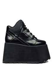 YRU Qozmo 2 black Platform shoes