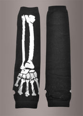 skull arm warmers