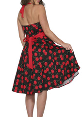vintage cherry dress