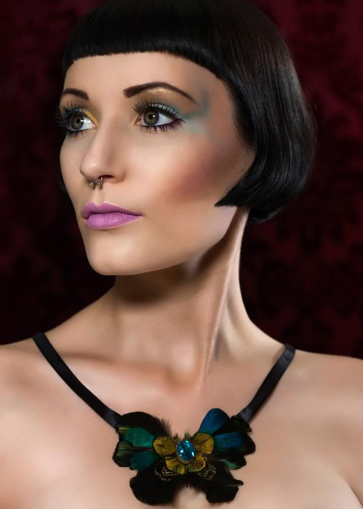 Butterfly choker necklace