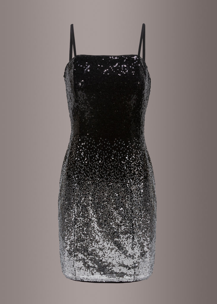 ombre sequin dress