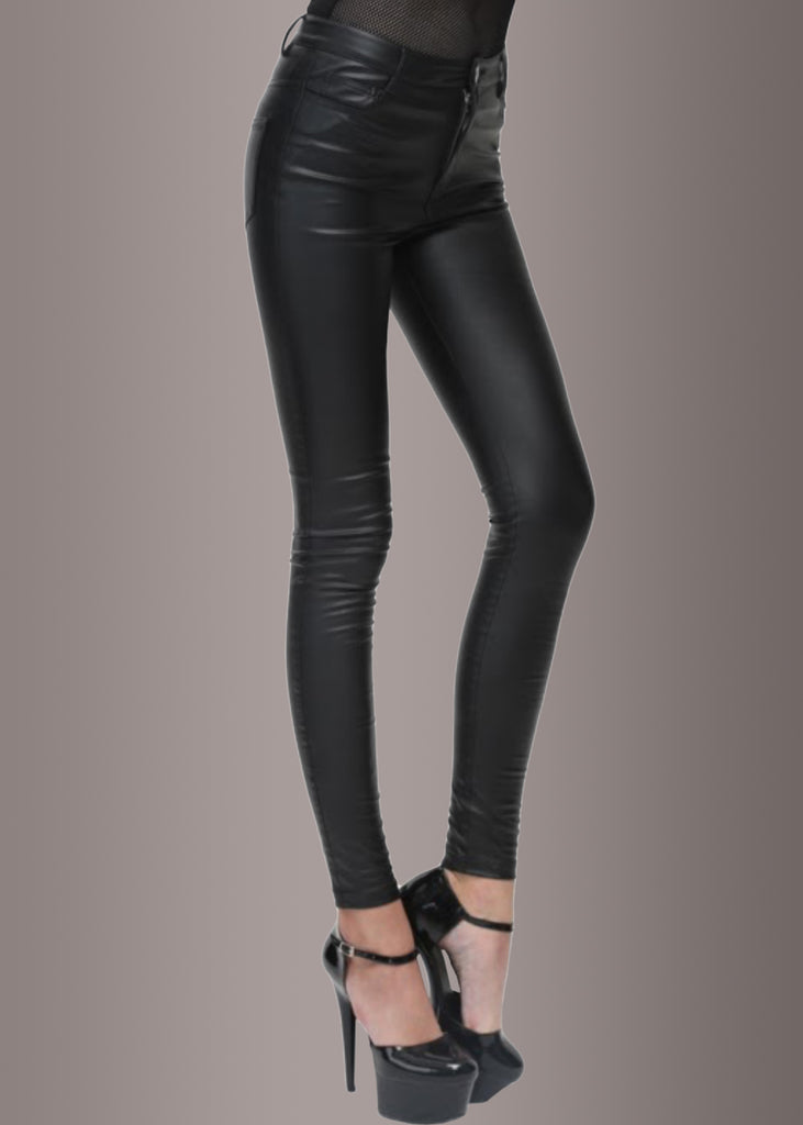 skinny leather pants