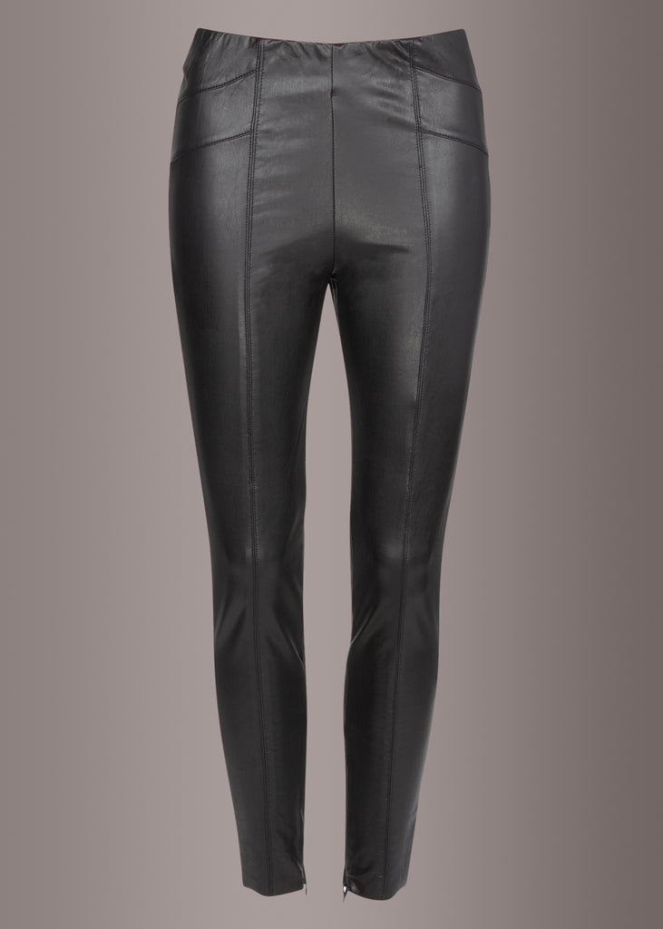 faux leather pants