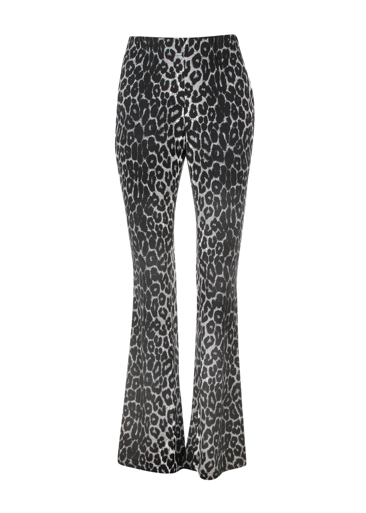 black leopard print bell bottoms