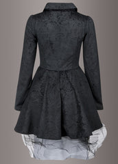 black victorian gothic coat