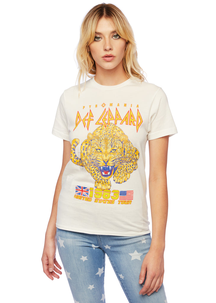 def leppard tiger tee