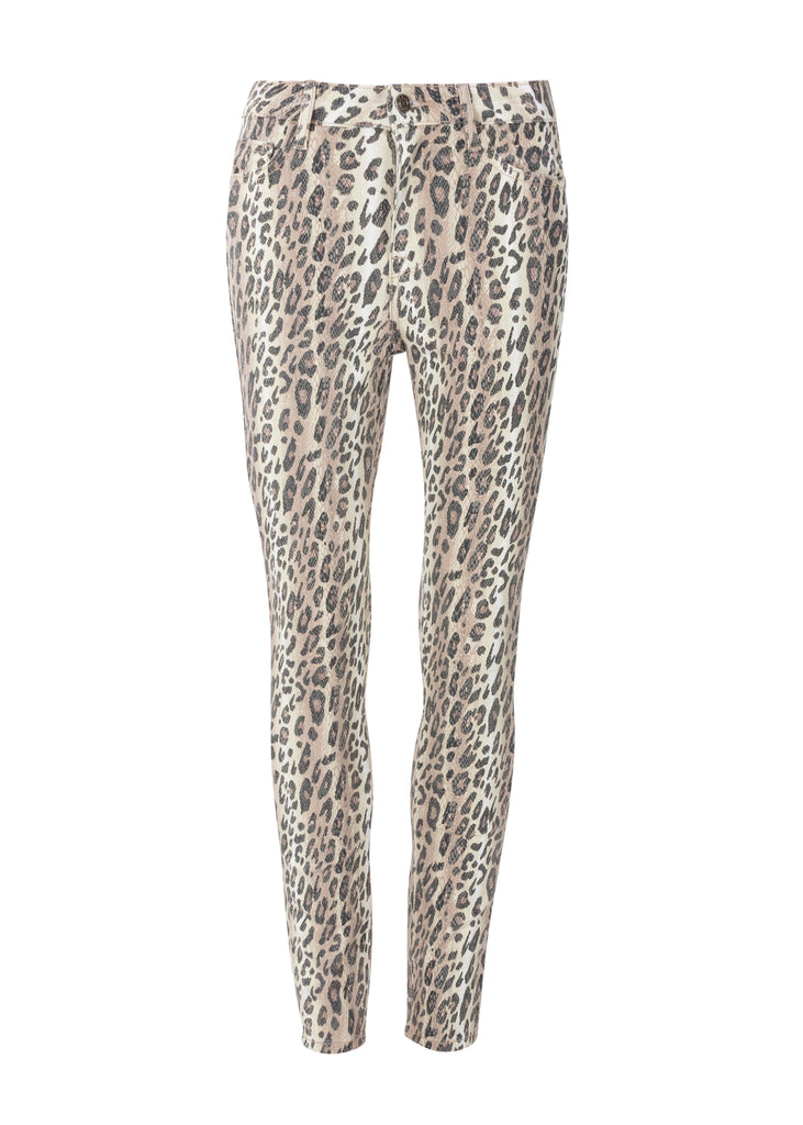 leopard print skinny pants