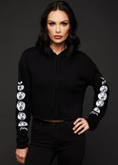 black moon phases hoodie