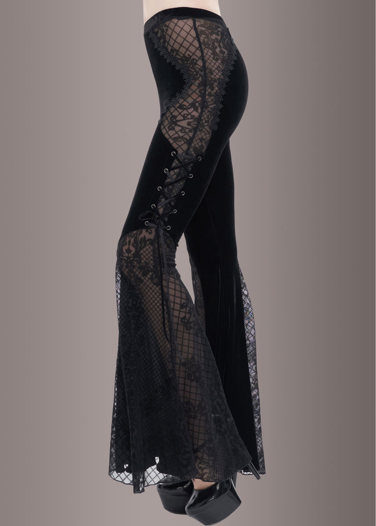 velvet gothic flares