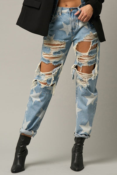 star ripped jeans 