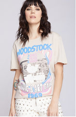Woodstock band tee festival womens 1969 peace rocker rock'n'roll music 