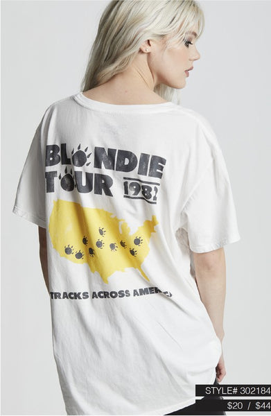 blondie tour t-shirt