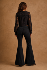 Zeppelin Redt Bell Bottom Jeans