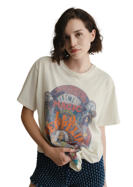 Led Zeppelin 1975 Wembley Empire Pool graphic tee – sustainable cotton band tee
