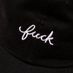 Fuck Script Baseball Hat