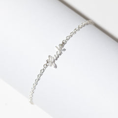 Fuck Script Bracelet