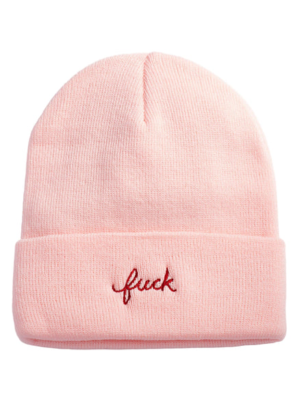 Pink beanie fuck rockstar wife winter festival 