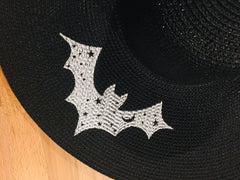 Summer Goth Brim Floppy Sun Hat