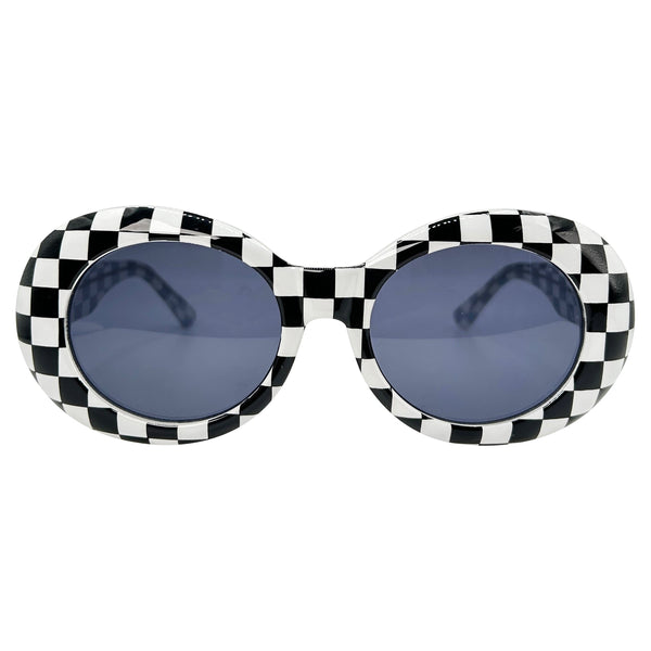 checkered sunglasses