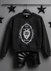 Fröhlicher Krampus Gruseliger Weihnachtspullover