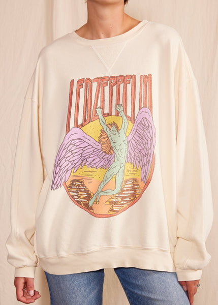 Led Zeppelin sweater sweatshirt band rocker rockstar wife festival concert outfit lounge 