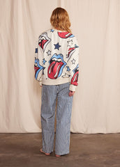 Rolling Stones Loud Mouth Oversized Crewneck Sweatshirt