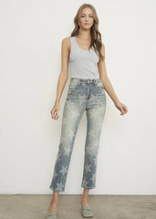 star denim pants all over stars blue jeans jean concert outfit festival womens high waist tight fit butt lifting stretchy 