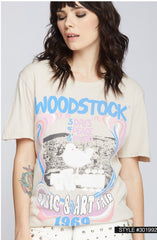 Woodstock band tee festival womens 1969 peace rocker rock'n'roll music 