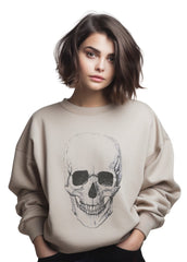 skull sweatshirt womens