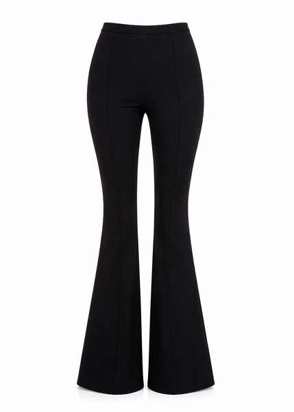 Black Stretchy Bell Bottoms Flare Pants