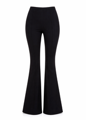 Black Stretchy Bell Bottoms Flare Pants