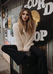 Black Stretchy Bell Bottoms Flare Pants