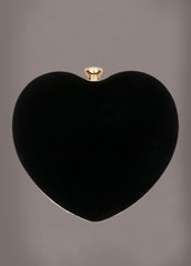 black heart clutch