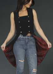 goth vest women 