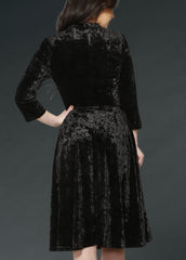 velvet goth dres