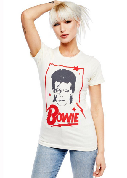 David Bowie band tee starman womens 70s 