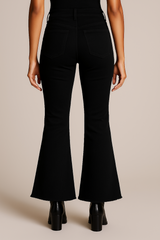 Rhinestone Scrollwork Detail on Bell Bottom Jeans – Pretty Attitude Western Denim, Sizes 3–15