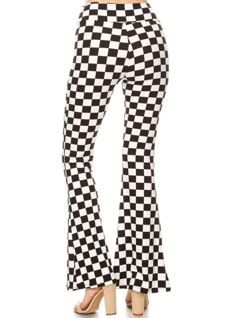 checkered flare pants no boundaries｜TikTok Search