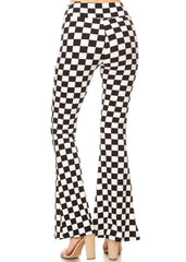 checkerboard bell bottoms