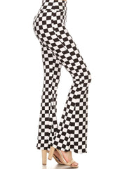 checkered bell bottoms