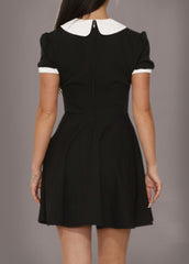 collar goth dress