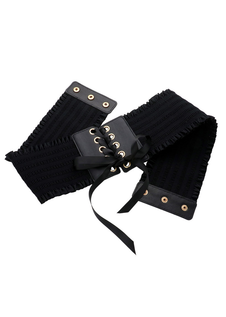 Woman Gold Waist Belt Wide Punk Gothic Corset Vintage Scale Elastic Shiny Decor | UK Woman Gold Waist Belt Wide Punk Gothic Corset Vintage Scale Elastic Shiny Decor | UK