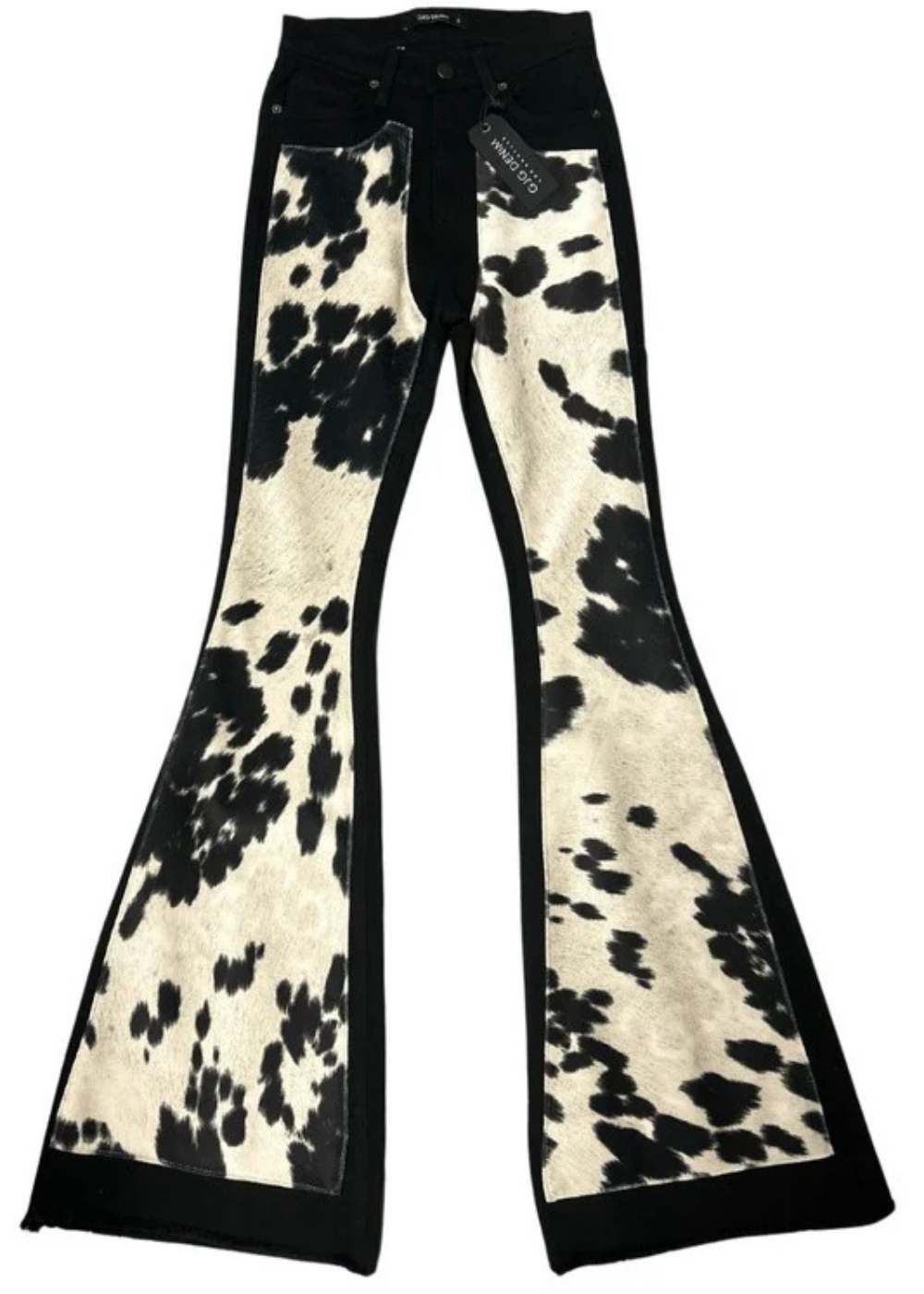 Rodeo Bell Bottom Jean | Cowgirl jeans| Cow print pants
