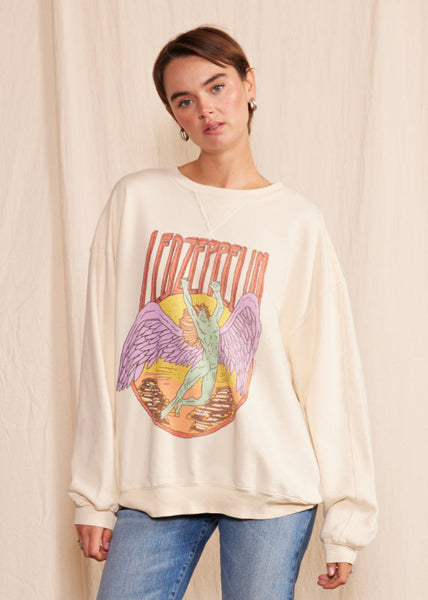 Led Zeppelin sweatshirt pullover rockstar concert outfit 